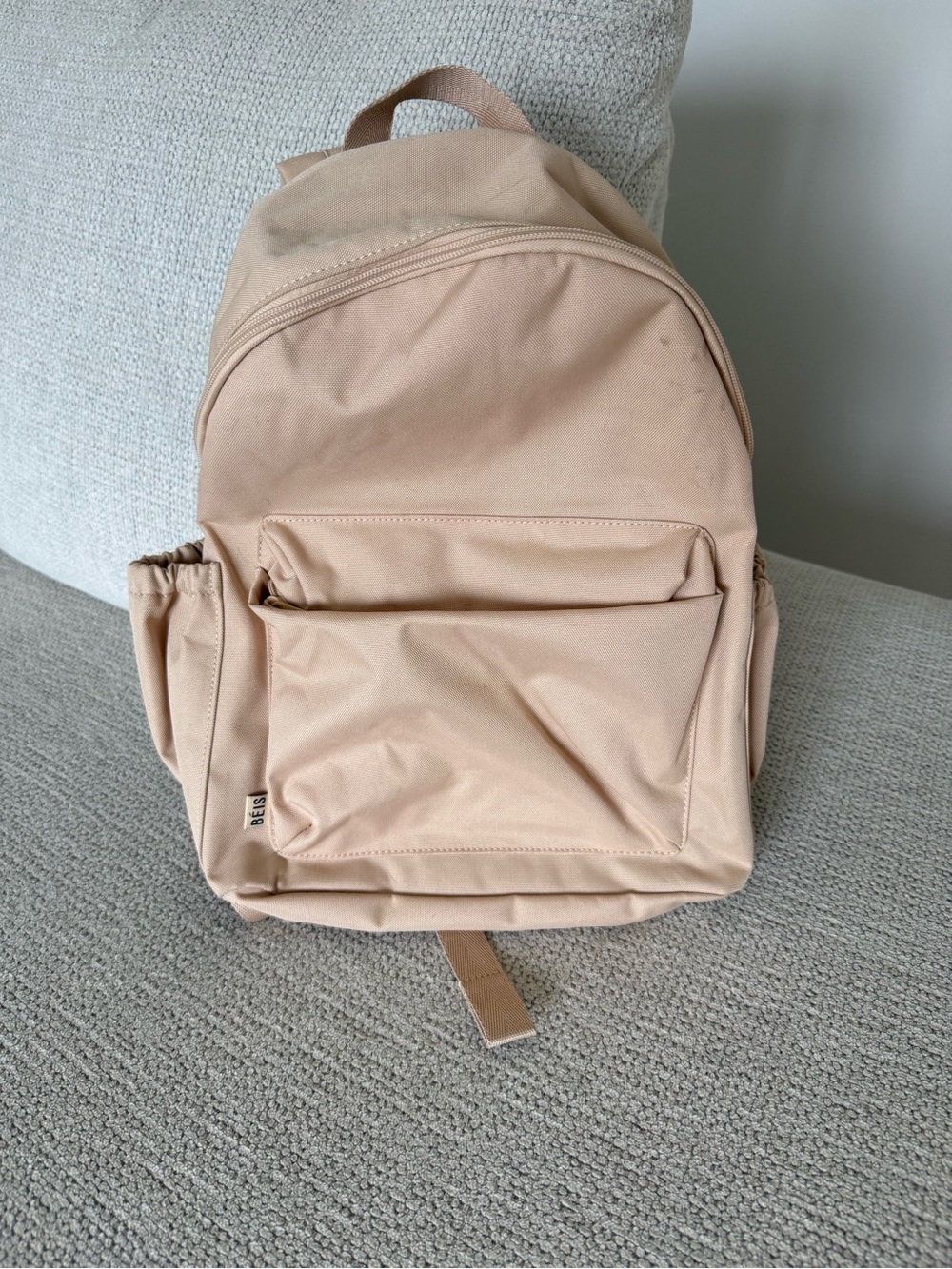 BEIS Beige Compact Everyday Backpack - Picture 3 of 5